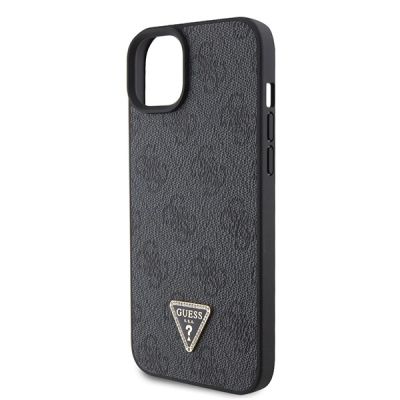 6. Guess GUHCP15SP4TDSCPK iPhone 15 6.1" black/black hardcase Crossbody 4G Metal Logo