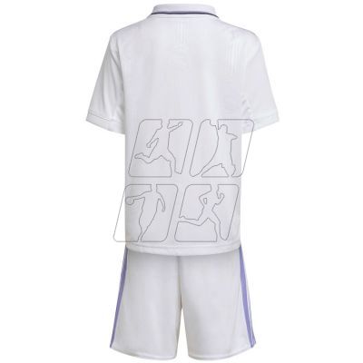 4. Adidas Real Madrid H Mini Jr football set HA2667