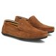 4. Men's leather moccasins, camel suede, Filippo MP923