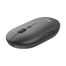 TRUST Puck Rechargeable Wireless Ultra-Thin Black Mouse