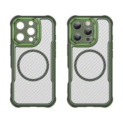 2. Leading Series MagSafe Silicone Case for iPhone 16 Pro - Green