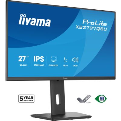 iiyama ProLite XB2797QSU-B1 computer monitor 68.6 cm (27") 2560 x 1440 px Quad HD LED Black