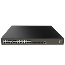 LevelOne GB/L2+ 28-Port 19" 2.5 Gbps Managed Switch