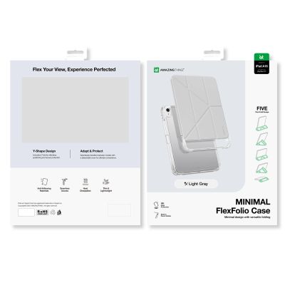 6. AmazingThing Minimal Case for iPad 11" 2025 - Light Gray