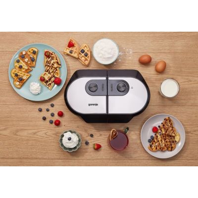 10. Gorenje Mini Grill Electric Grill, Waffle Plate, WM1400SB, 1400 W, Diameter 18 cm, Black