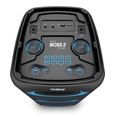 6. Niceboy PARTY Boss 2 (200W) Portable Mono Speaker Black