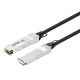 Intellinet 508513 InfiniBand/Fiber Optic Cable 2m QSFP+ Black, Silver