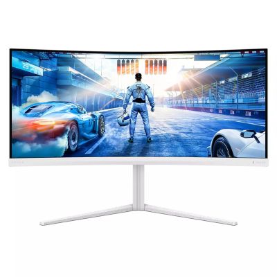 10. Philips 34M2C5501A/00 computer monitor 86.4 cm (34") 3440 x 1440 px Wide Quad HD LCD White