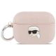 Karl Lagerfeld Monogram Karl Head Case for AirPods Pro 3 - Pink