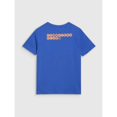 2. Women's oversize printed T-shirt 4F 4FWSS25TTSHF2238-36S