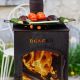 17. BonFeu BonCarré garden fireplace rusty 3503R