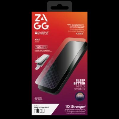 ZAGG Invisibleshield Glass XTR5 Graphene Screen Protector with Blue Light Filter for iPhone Air