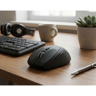 6. Esperanza Andromeda EM123K mouse (optical; 2400 DPI; black)