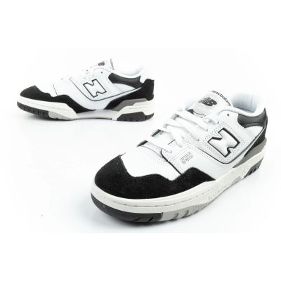 8. New Balance 550 youth sports shoes sneakers leather fashionable black white