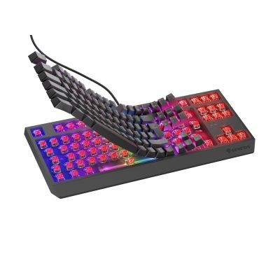 35. GENESIS THOR 230 TKL RGB MECHANICAL GAMING KEYBOARD OUTEMU RED BLACK HOT SWAP