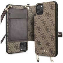 Guess 4G Crossbody Case for iPhone 11 Pro Max - Brown