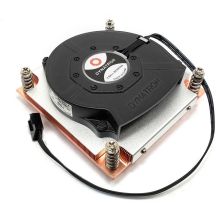 Inter-Tech Q-3 Processor Radiator 8 cm Black, Silver 1 pc.