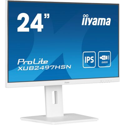 4. LCD monitor 23.8" iiyama ProLite XUB2497HSN-W2 60.5cm 1920x1080px Full HD LED White