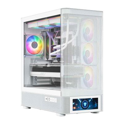 3. MODECOM VOLCANO AQ 500 ARGB MIDI CASE WHITE