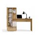 3. COSMO OAK ARTISAN Desk + Shelf Set