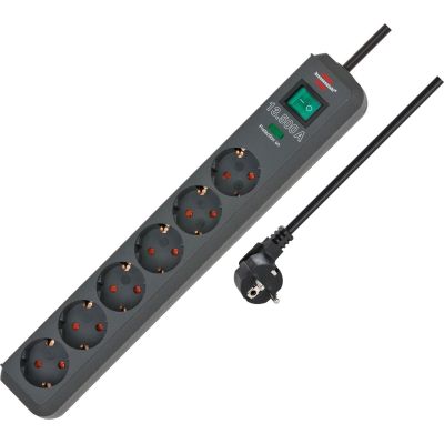 Brennenstuhl 1159710515 5 m power strip 6 x sockets Indoor Anthracite