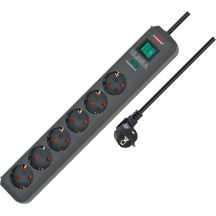 Brennenstuhl 1159710515 5 m power strip 6 x sockets Indoor Anthracite
