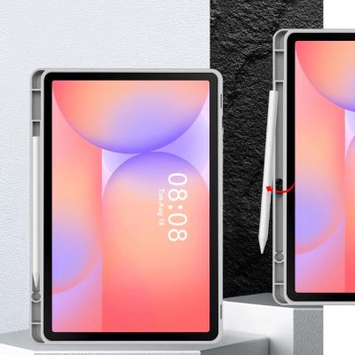 6. Tech-Protect SmartCase Pen Case for Samsung Galaxy Tab S9 11.0 / S9 FE / S10 FE / S10 Lite 10.9 X710 / X716B / X510 / X516B / X520 / X526 / X400 / X406B - Gray