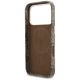 7. Guess 4G Script MagSafe Case for iPhone 17 Pro - Brown