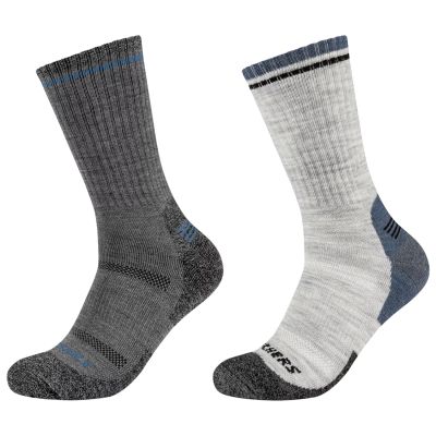 Skechers 2PPK Men Trail Wool Socks SK41104-9300 Gray 39-42