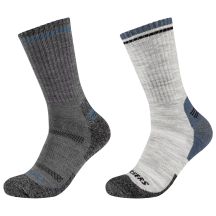 Skechers 2PPK Men Trail Wool Socks SK41104-9300 Gray 39-42