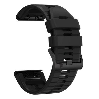 3. Tech-Protect Silicone Band for Garmin Fenix 5 / 6 / 6 Pro / 7 / 8 / 8 Pro / E / 9 / 9 Pro (51 mm) – Black