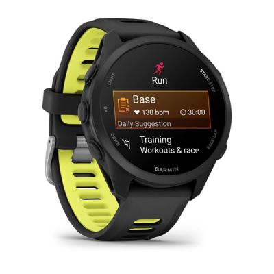 3. Garmin Forerunner 170 42.6 mm Black Amp Yellow Watch