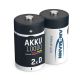 2. Ansmann NiMH battery, 10000 Mono D 9300 mAh 5030642