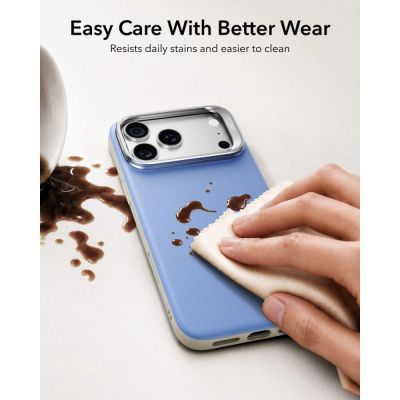 5. ESR Atelier Kickstand MagSafe Case for iPhone 18 Pro Max / 17 Pro Max - Light Blue
