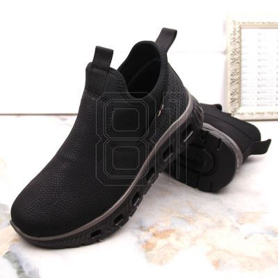 23. Rieker W RKR616 comfortable slip-on ankle boots, black