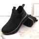 23. Rieker W RKR616 comfortable slip-on ankle boots, black