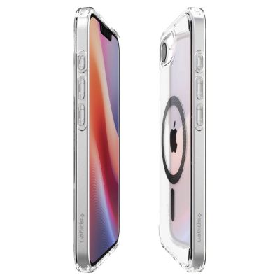 7. Spigen Ultra Hybrid MagSafe Case for iPhone 16e / 17e Carbon Fiber - Clear