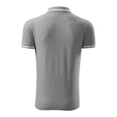 2. Malfini Urban M MLI-21912 dark gray melange polo shirt