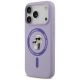 2. Karl Lagerfeld Silicone Karl&Choupette Ring MagSafe Case for iPhone 18 Pro / 17 Pro – purple