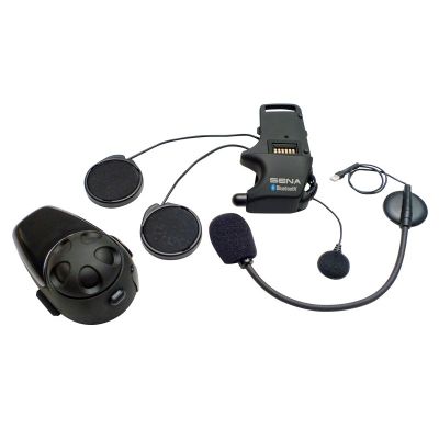 5. Sena SMH10D-10 Bluetooth 3.0 900M Motorcycle Intercom with Headband Microphone, 2-Helmet Set