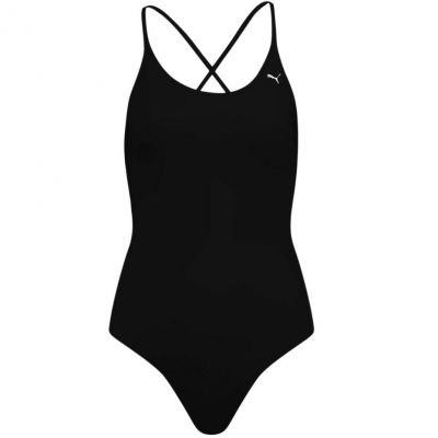 Puma Swim V-Neck Black Swimsuit W 935086 03