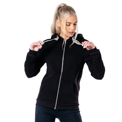 5. Justhype Drawstring Zip Hoodie W HYPWOMHOOD001