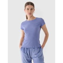 Women's slim plain T-shirt 4F 4FRAW24TTSHF2300-32S