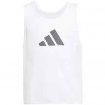 Znacznik dla dzieci adidas Training BIB 24 junior biały JF3246