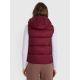 6. Women's down vest with synthetic filling 4F 4FRAW25TVJAF326-60S
