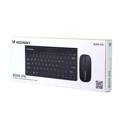 6. Wozinsky Wireless Keyboard + Compact Mouse Set - Black