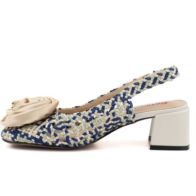 3. Women's textile heeled sandals Artiker 58C0372