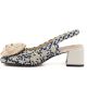 3. Women's textile heeled sandals Artiker 58C0372