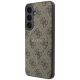 2. Guess Embossed 4G Ring Classic Logo MagSafe Case for Samsung Galaxy S26 FE – Brown