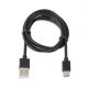 3. IBOX USB TYP-C cable, 2A 1M IKUMTC (USB 2.0 type AM - USB type CM; 1m; black)